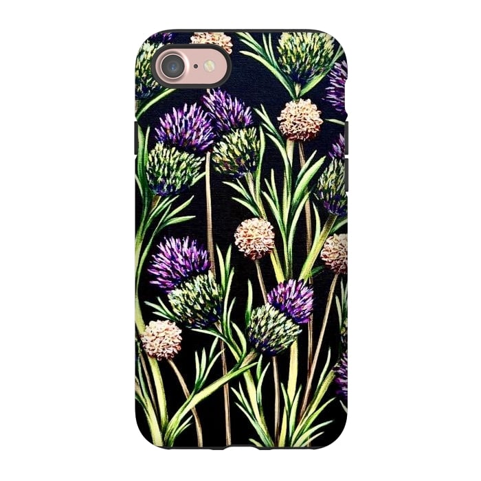 iPhone 7 StrongFit Thistle  by Denise Cassidy Wood