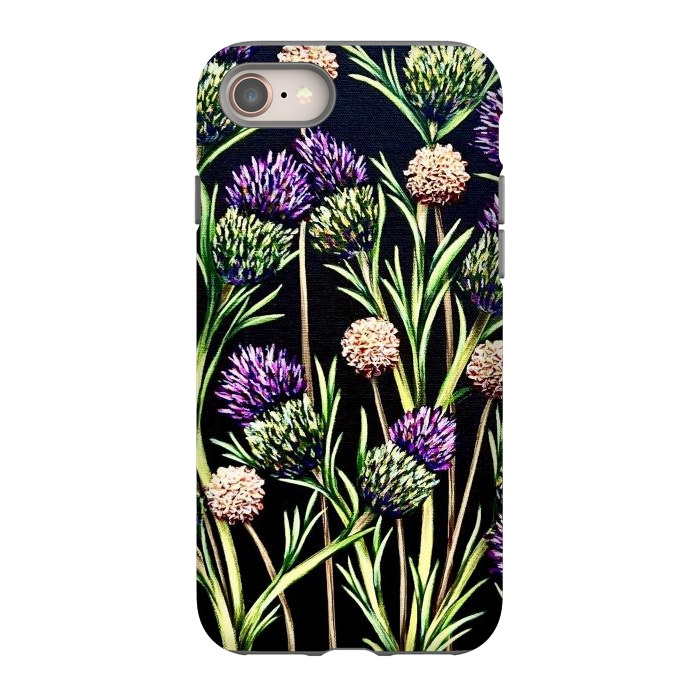 iPhone 8 StrongFit Thistle  by Denise Cassidy Wood