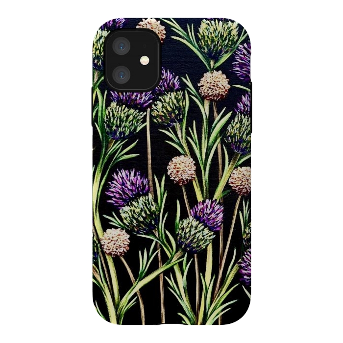 iPhone 11 StrongFit Thistle  by Denise Cassidy Wood