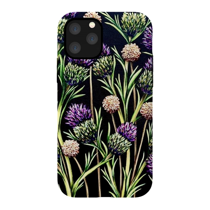 iPhone 11 Pro StrongFit Thistle  by Denise Cassidy Wood
