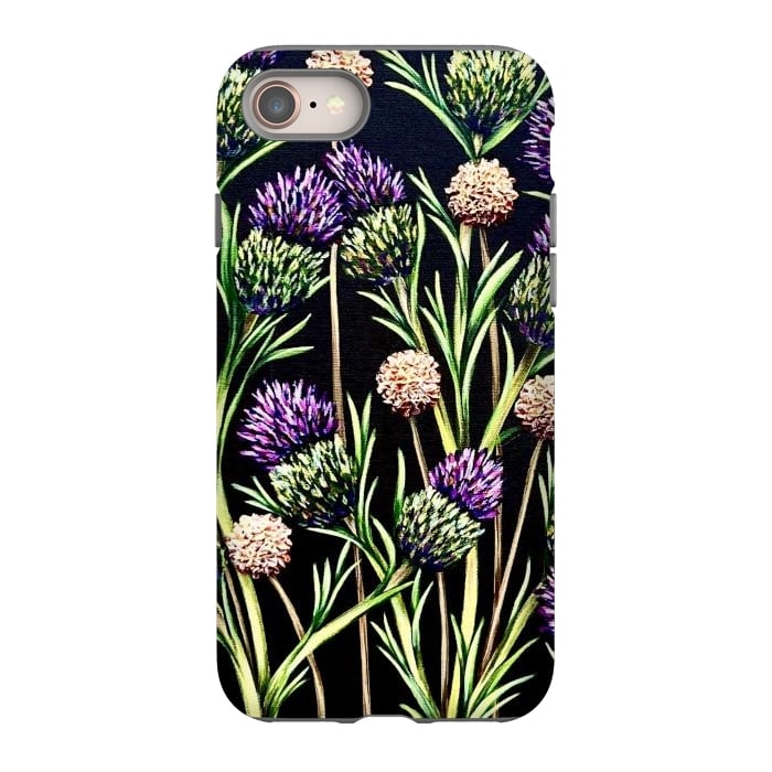 iPhone SE StrongFit Thistle  by Denise Cassidy Wood