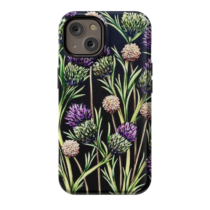iPhone 14 StrongFit Thistle  by Denise Cassidy Wood