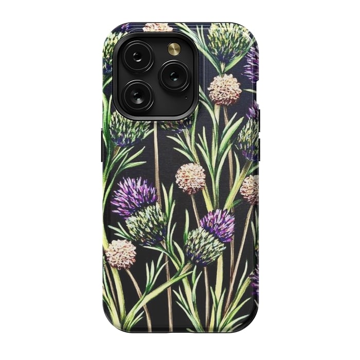 iPhone 15 Pro StrongFit Thistle  by Denise Cassidy Wood