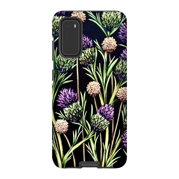 Galaxy S20 StrongFit Thistle  by Denise Cassidy Wood