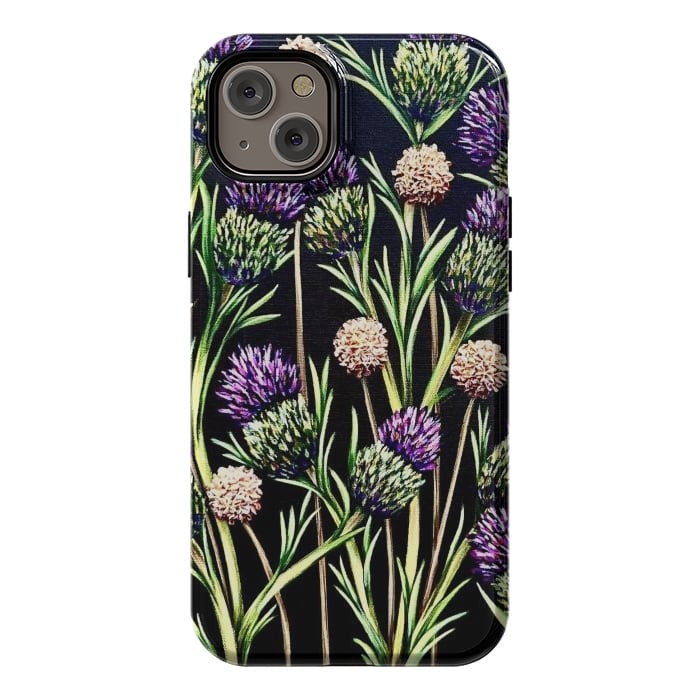 iPhone 14 Plus StrongFit Thistle  by Denise Cassidy Wood