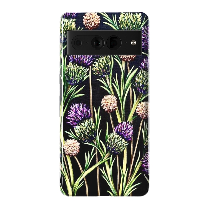 Pixel 7 Pro StrongFit Thistle  by Denise Cassidy Wood