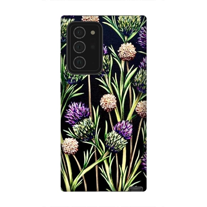 Galaxy Note 20 Ultra StrongFit Thistle  by Denise Cassidy Wood