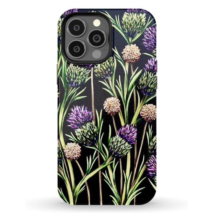iPhone 13 Pro Max StrongFit Thistle  by Denise Cassidy Wood