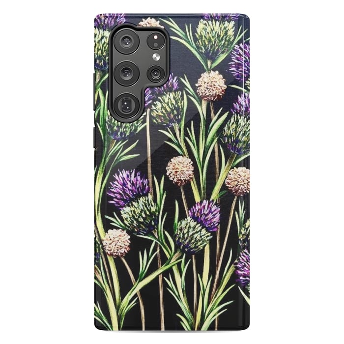Galaxy S22 Ultra StrongFit Thistle  by Denise Cassidy Wood