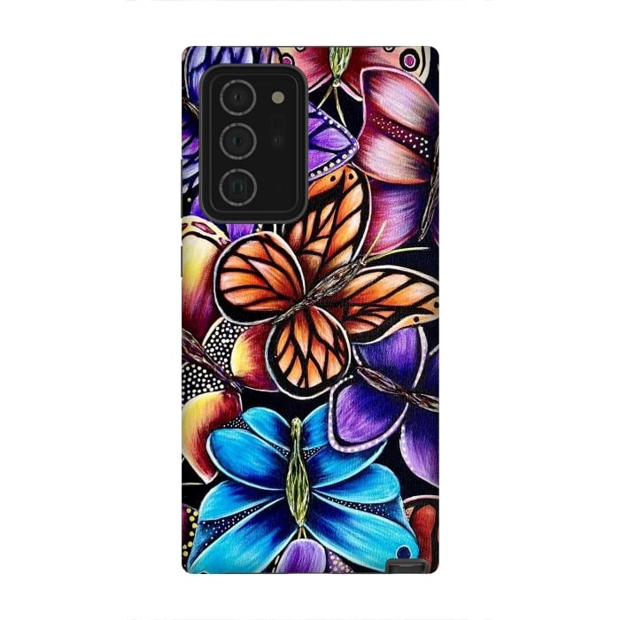 Galaxy Note 20 Ultra StrongFit Butterflies by Denise Cassidy Wood