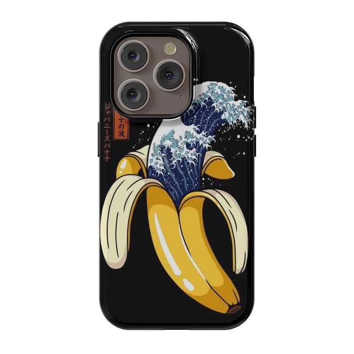 iPhone 14 Pro StrongFit The Great Wave of Banana by LM2Kone