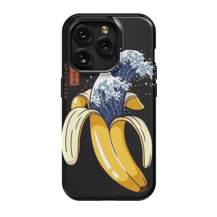 iPhone 15 Pro StrongFit The Great Wave of Banana by LM2Kone