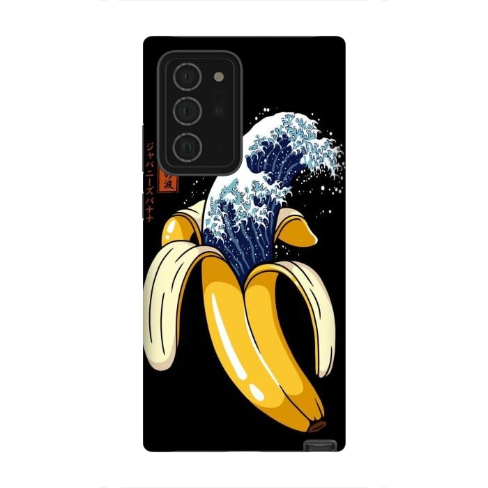 Galaxy Note 20 Ultra StrongFit The Great Wave of Banana by LM2Kone