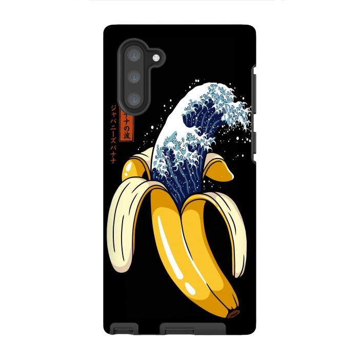 Galaxy Note 10 StrongFit The Great Wave of Banana by LM2Kone