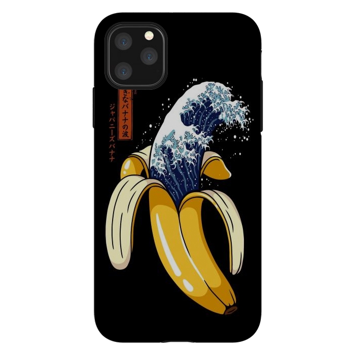 iPhone 11 Pro Max StrongFit The Great Wave of Banana by LM2Kone