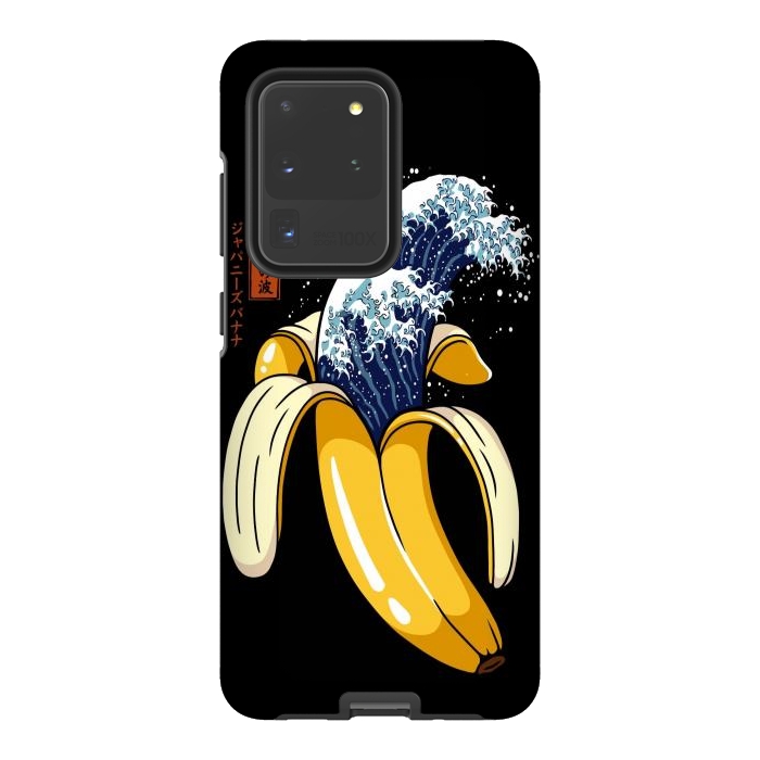 Galaxy S20 Ultra StrongFit The Great Wave of Banana by LM2Kone
