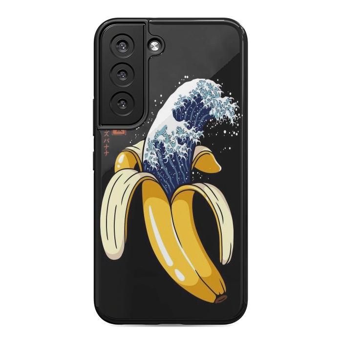 Galaxy S22 StrongFit The Great Wave of Banana by LM2Kone