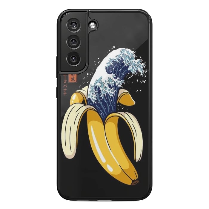 Galaxy S22 plus StrongFit The Great Wave of Banana by LM2Kone