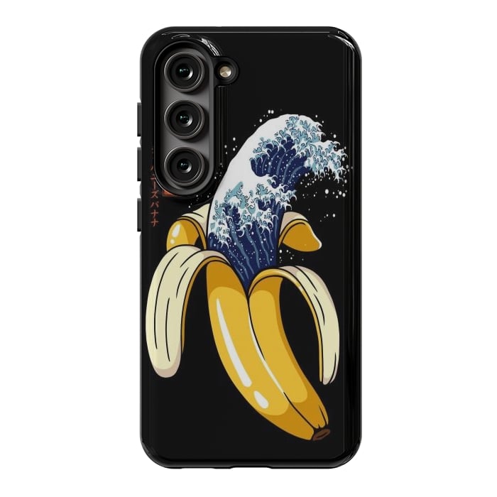 Galaxy S23 StrongFit The Great Wave of Banana by LM2Kone