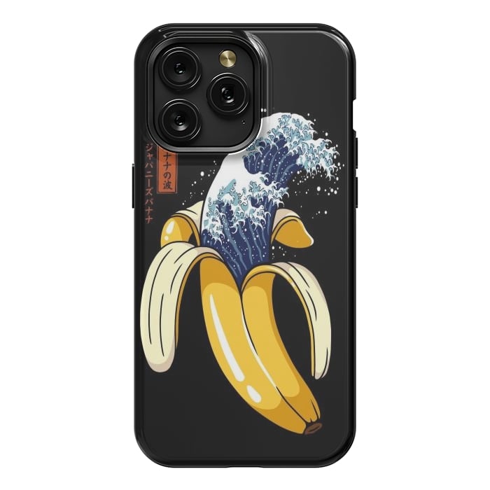 iPhone 15 Pro Max StrongFit The Great Wave of Banana by LM2Kone