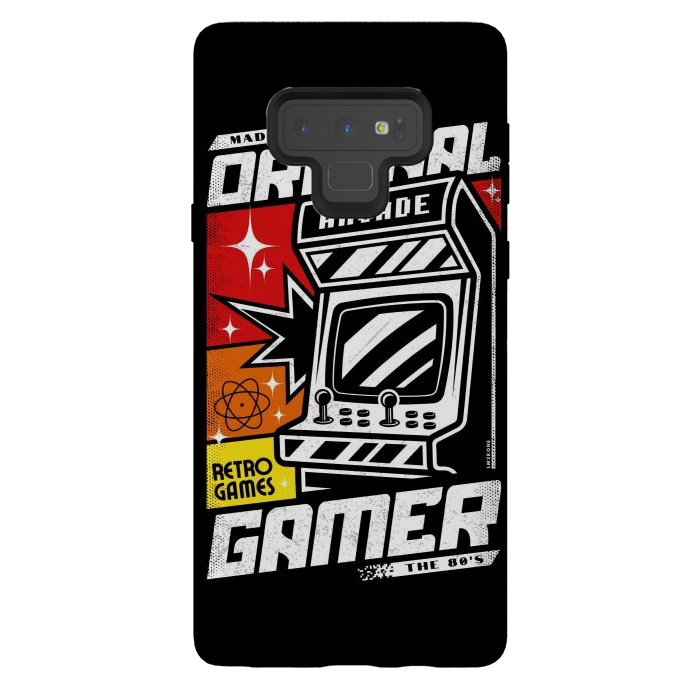 Galaxy Note 9 StrongFit Retro Original Gamer Arcade by LM2Kone