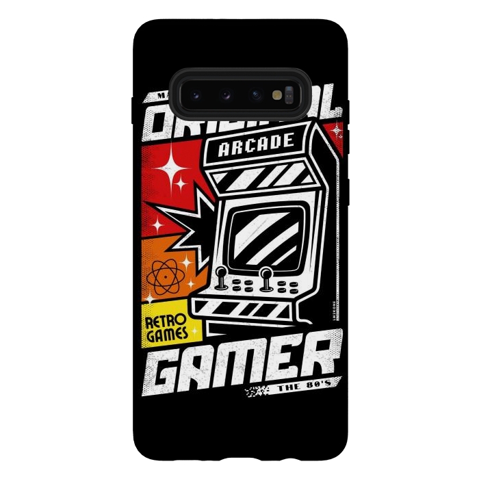 Galaxy S10 plus StrongFit Retro Original Gamer Arcade by LM2Kone
