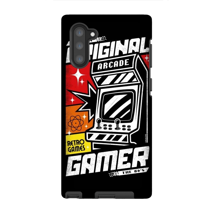 Galaxy Note 10 StrongFit Retro Original Gamer Arcade by LM2Kone