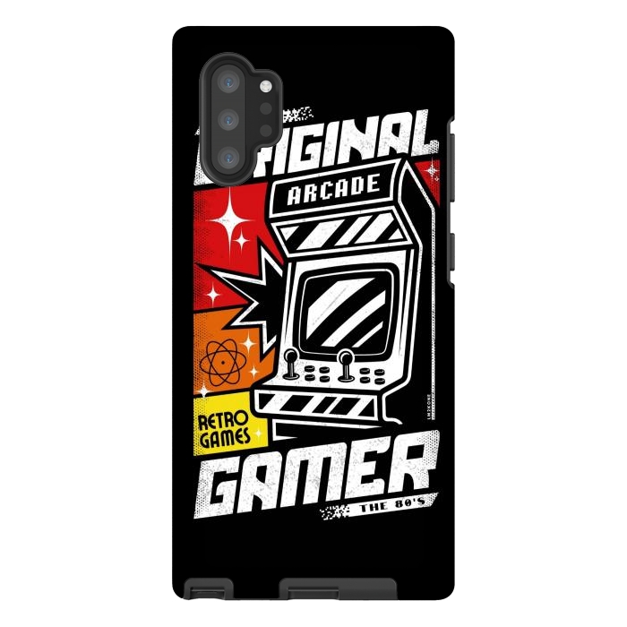 Galaxy Note 10 plus StrongFit Retro Original Gamer Arcade by LM2Kone
