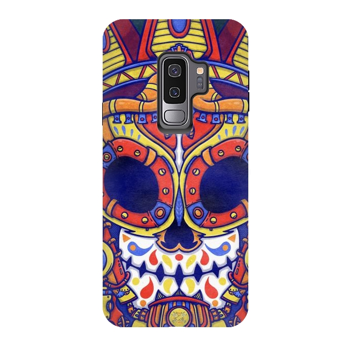 Galaxy S9 plus StrongFit Warrior mask by Manuvila