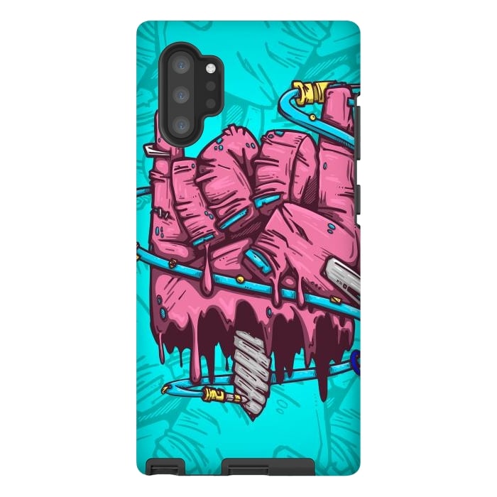 Galaxy Note 10 plus StrongFit Metal horns by Manuvila