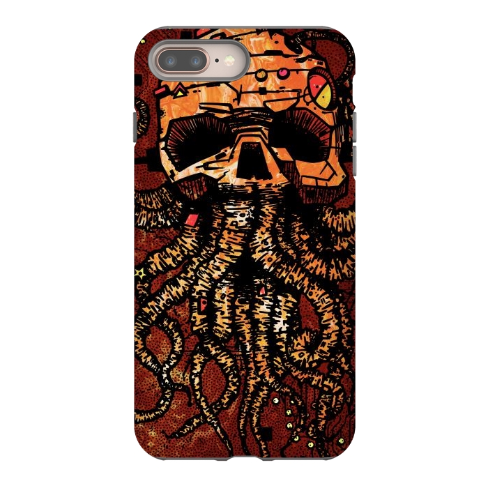 iPhone 7 plus StrongFit Skull tentacles by Manuvila