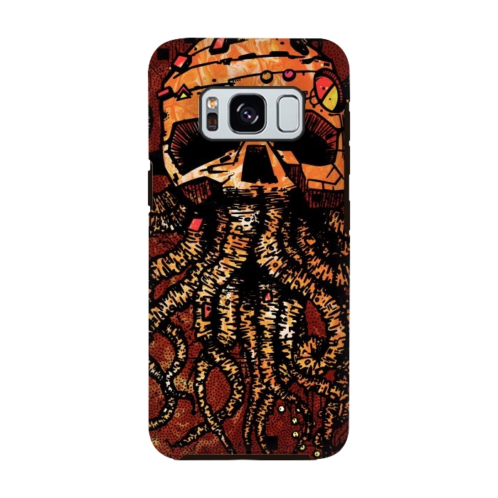 Galaxy S8 StrongFit Skull tentacles by Manuvila
