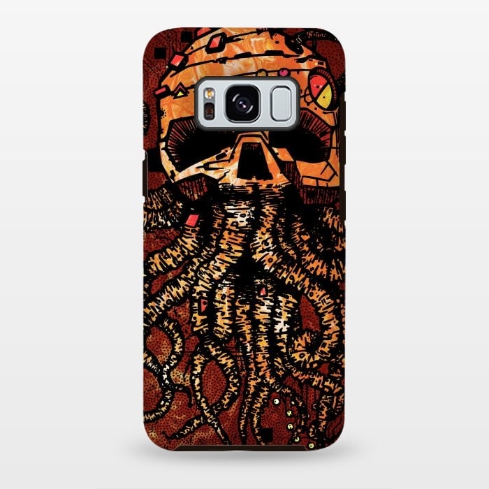 Galaxy S8 plus StrongFit Skull tentacles by Manuvila
