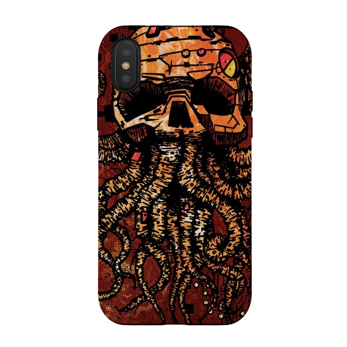 iPhone Xs / X StrongFit Skull tentacles by Manuvila