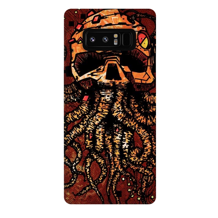 Galaxy Note 8 StrongFit Skull tentacles by Manuvila