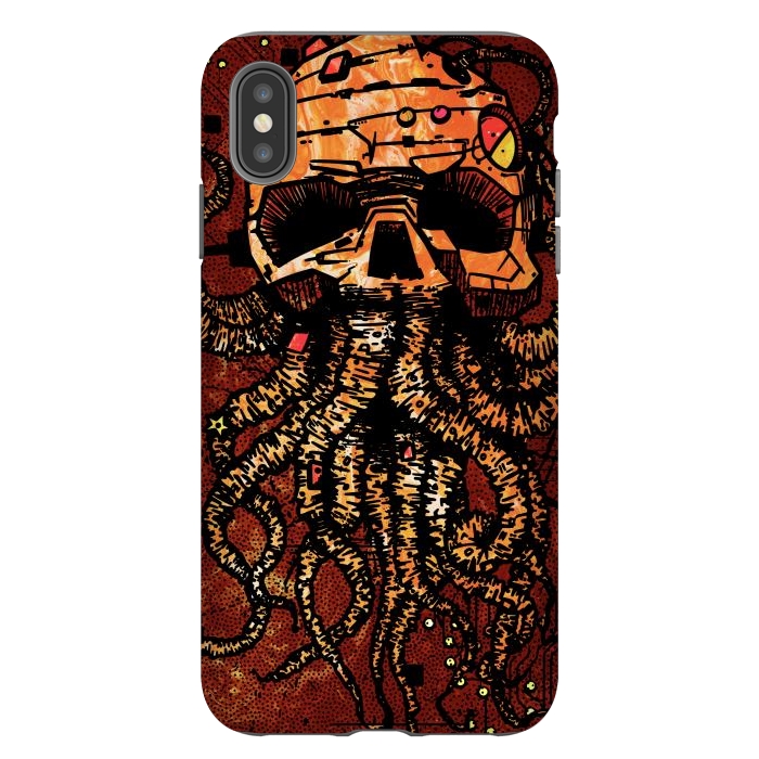 iPhone Xs Max StrongFit Skull tentacles by Manuvila