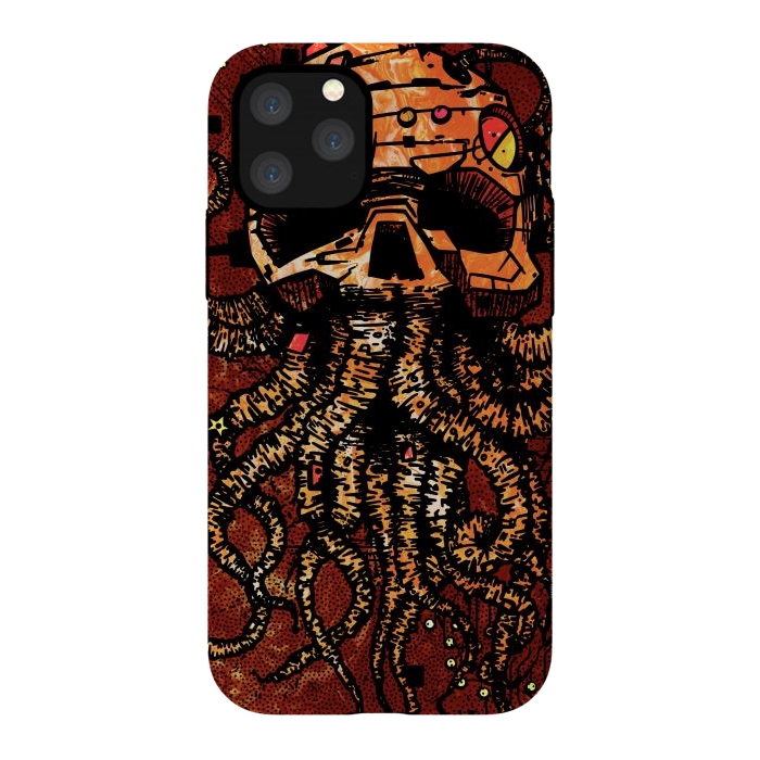 iPhone 11 Pro StrongFit Skull tentacles by Manuvila