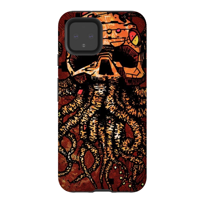 Pixel 4 StrongFit Skull tentacles by Manuvila