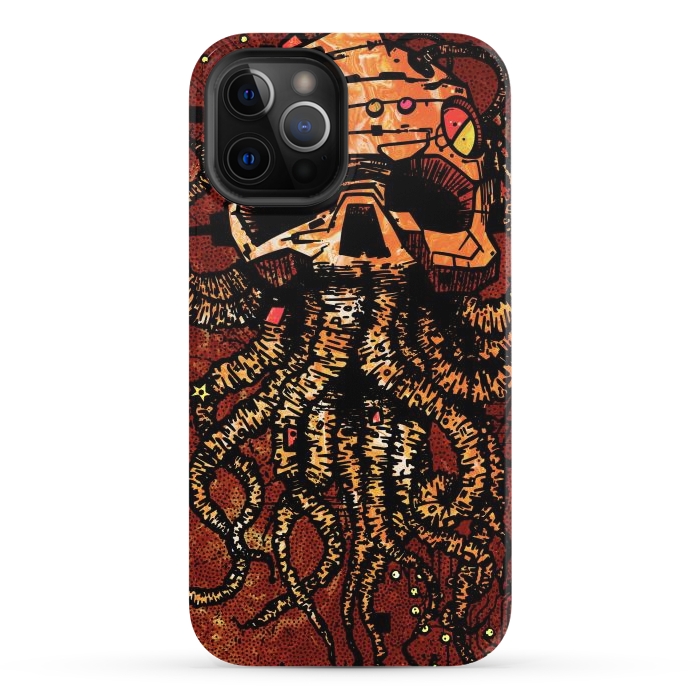 iPhone 12 Pro StrongFit Skull tentacles by Manuvila