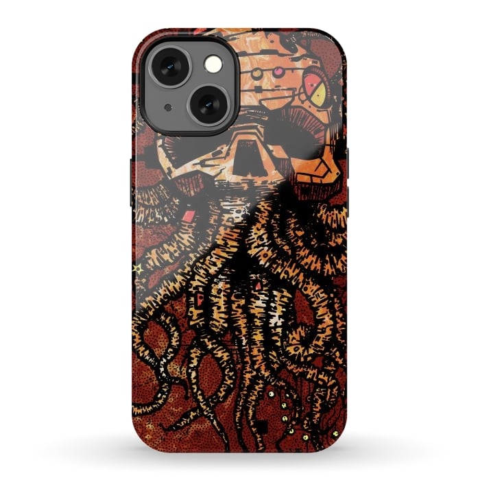 iPhone 13 StrongFit Skull tentacles by Manuvila