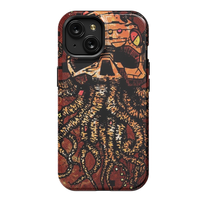iPhone 15 StrongFit Skull tentacles by Manuvila