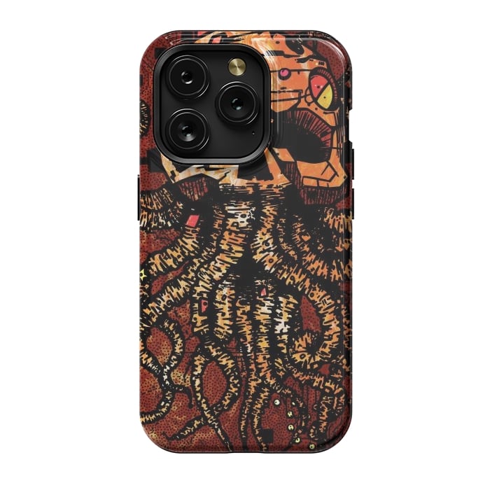 iPhone 15 Pro StrongFit Skull tentacles by Manuvila
