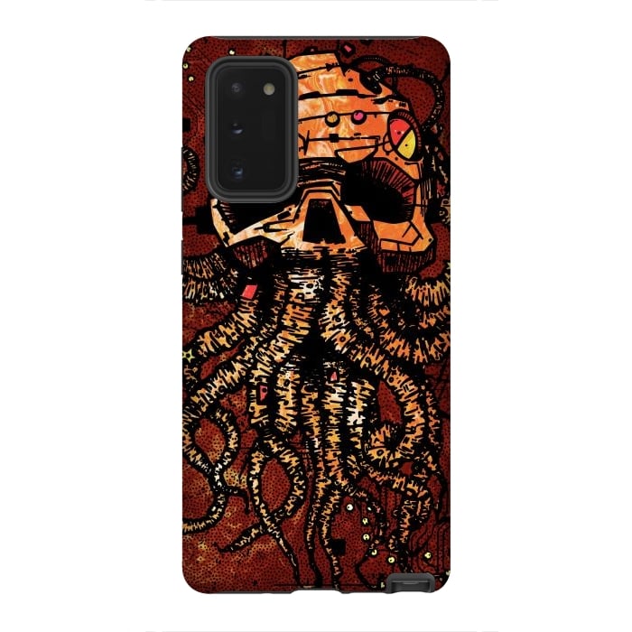 Galaxy Note 20 StrongFit Skull tentacles by Manuvila
