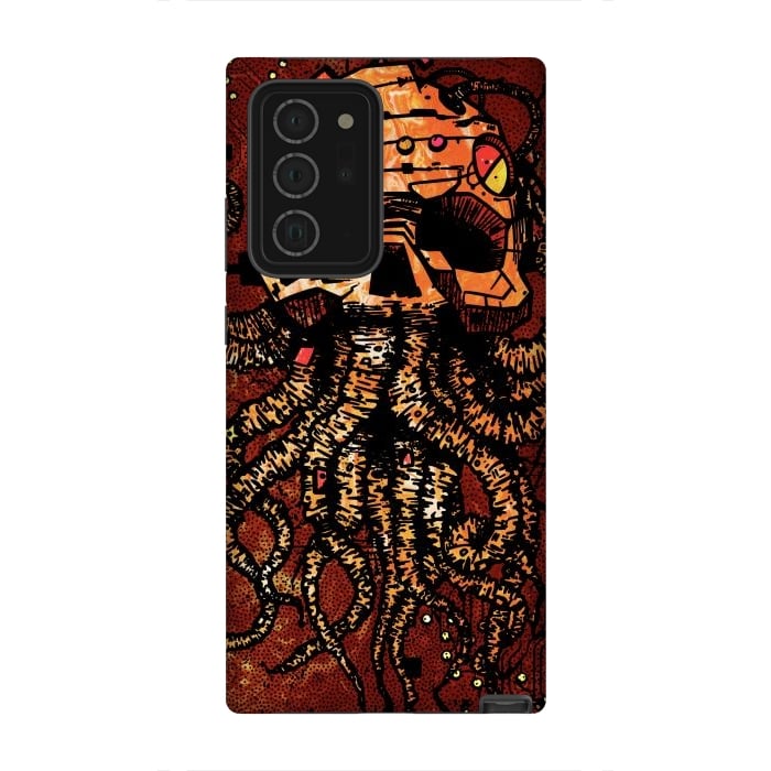 Galaxy Note 20 Ultra StrongFit Skull tentacles by Manuvila