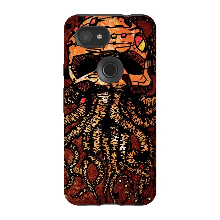 Pixel 3A StrongFit Skull tentacles by Manuvila
