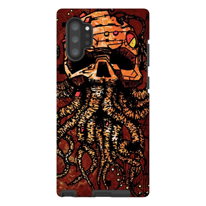 Galaxy Note 10 plus StrongFit Skull tentacles by Manuvila