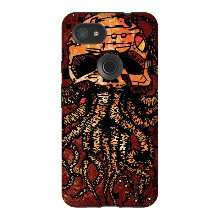 Pixel 3AXL StrongFit Skull tentacles by Manuvila