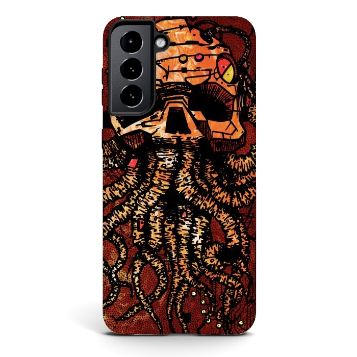 Galaxy S21 plus StrongFit Skull tentacles by Manuvila