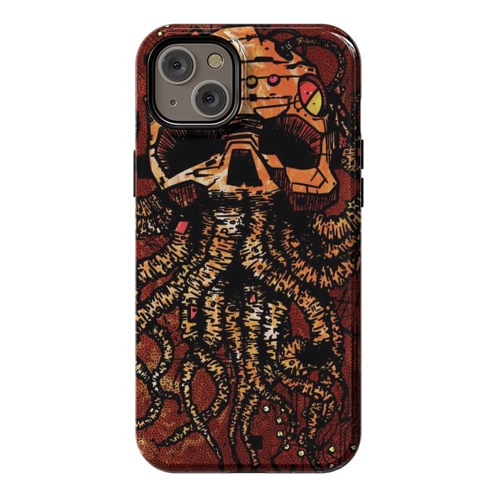 iPhone 14 Plus StrongFit Skull tentacles by Manuvila