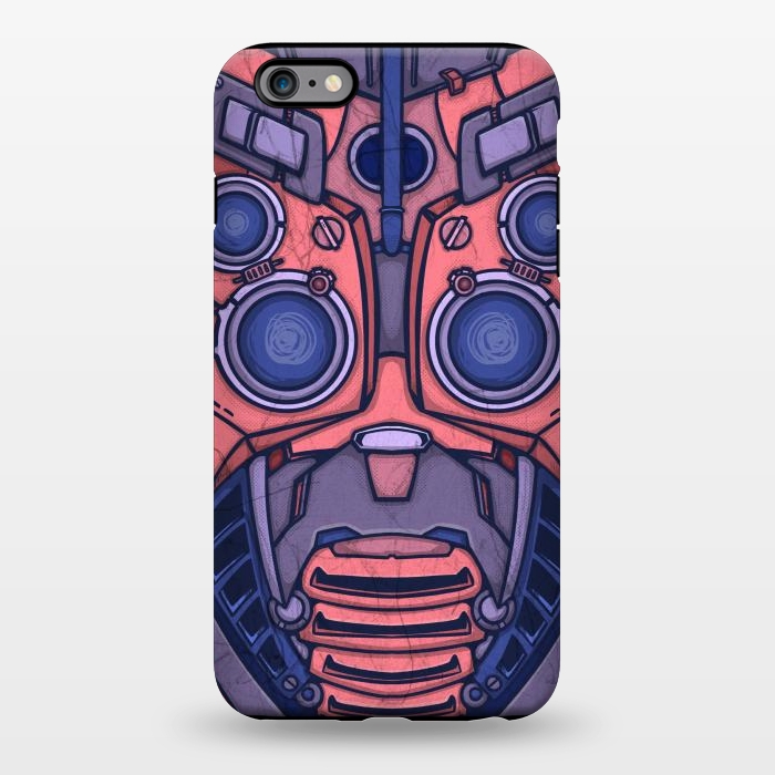 iPhone 6/6s plus StrongFit Robot face by Manuvila